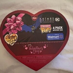 Funko Heart-Shaped Batman Mystery Box with Pink Accents